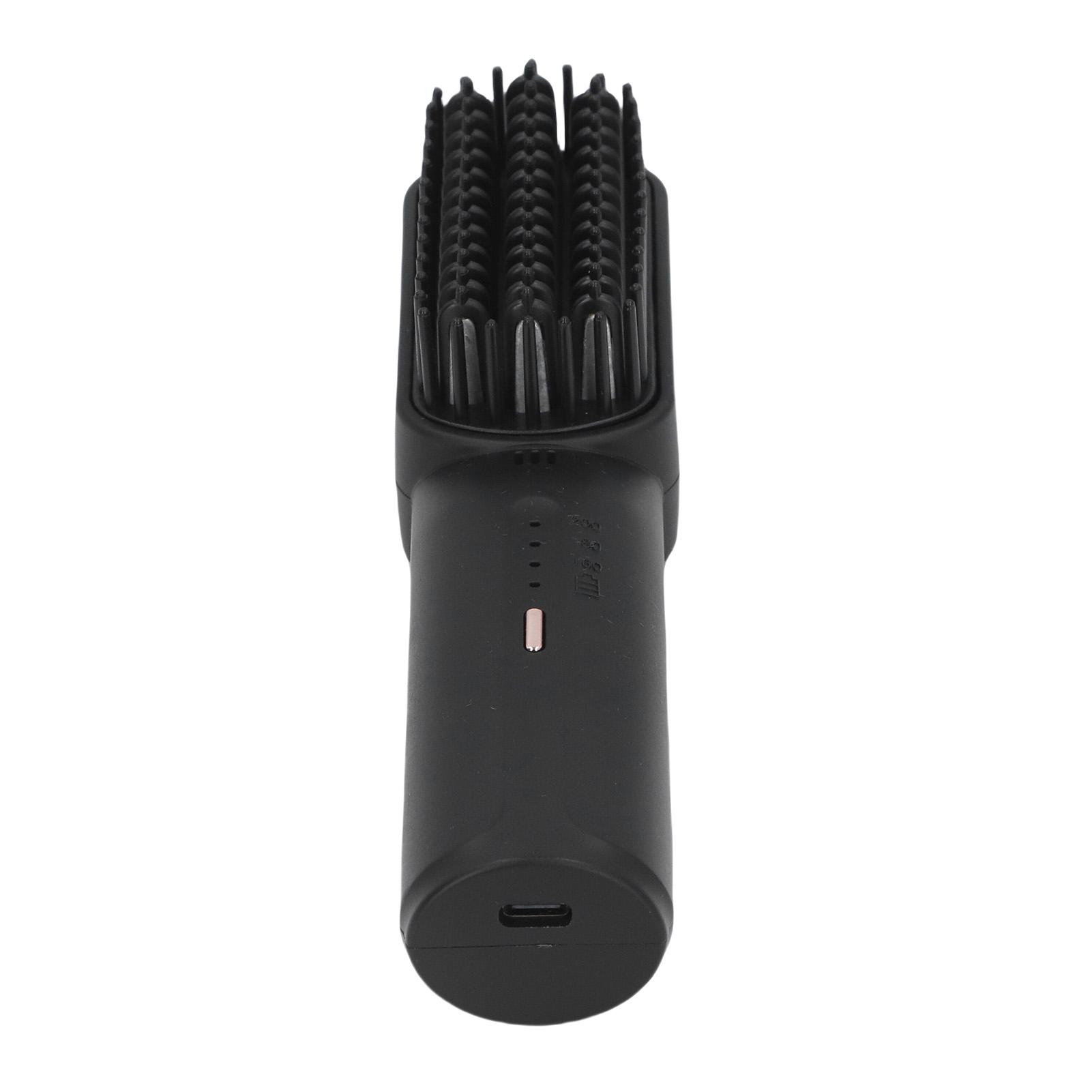 

2500mAh Hair Straightener Brush Fast Heating Portable Hair Straightening Comb for Women