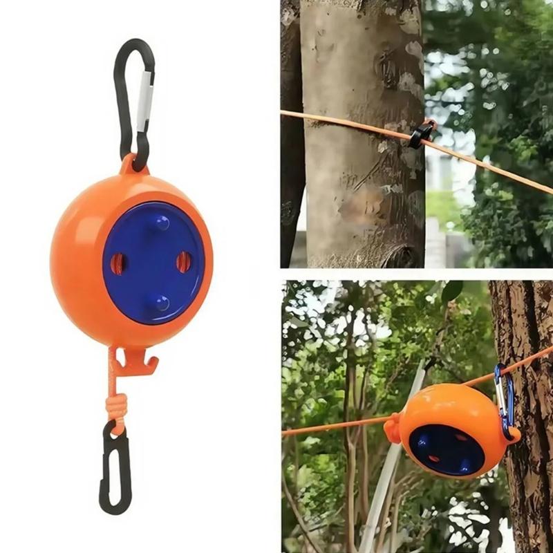 Windproof Washing Line Folding Travel Clothesline Portable Clothes Drying Rack for Outdoor Camping Backpacking Hiking