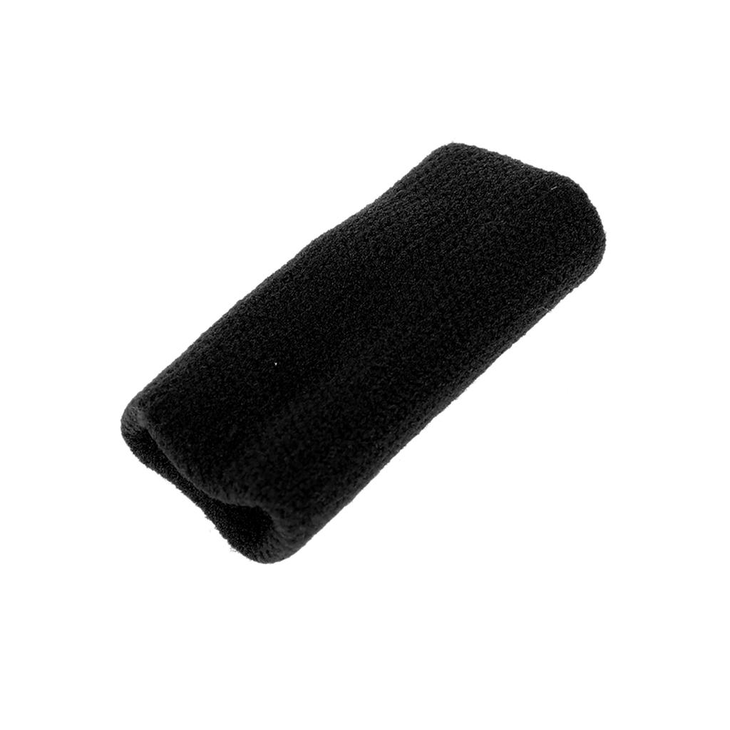 10Pcs Stretchy Fingers Sleeve Support Finger Protector Sports Aid Arthritis Band Wraps ;Black: