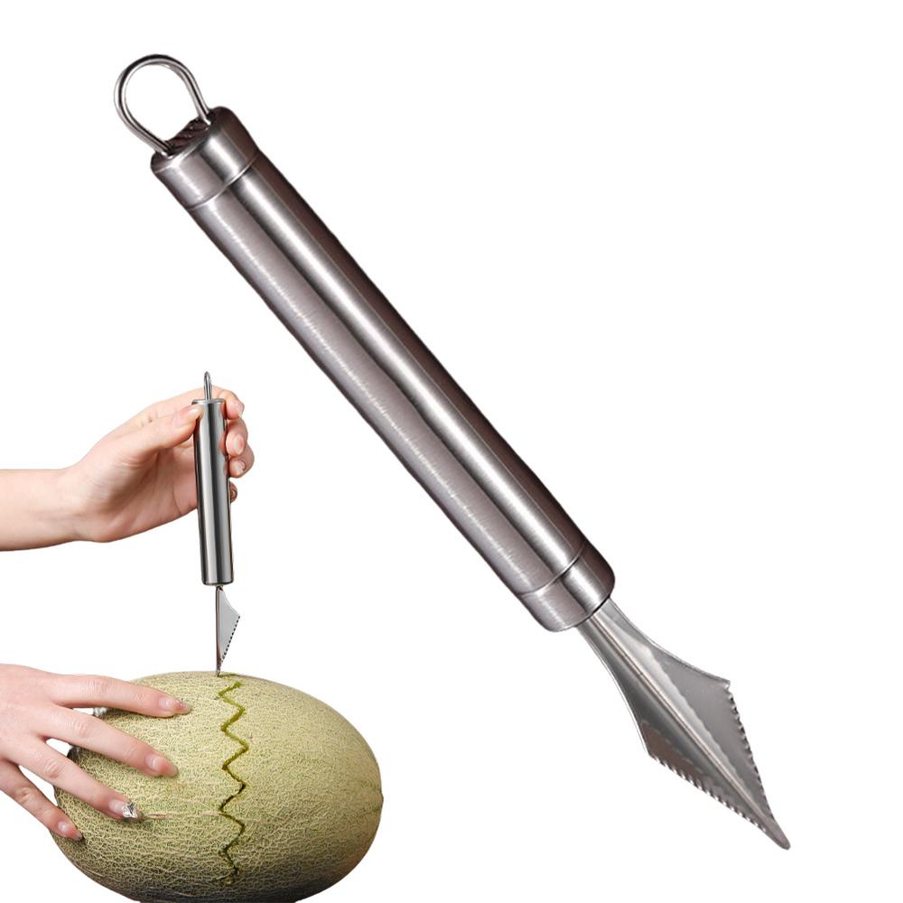 Fruit Carving Knives Fruit Ball Digging Spoon Stainless Steel Kitchen Fruit Salad Gadgets Fruit Carving Tools Fruit Scoops
