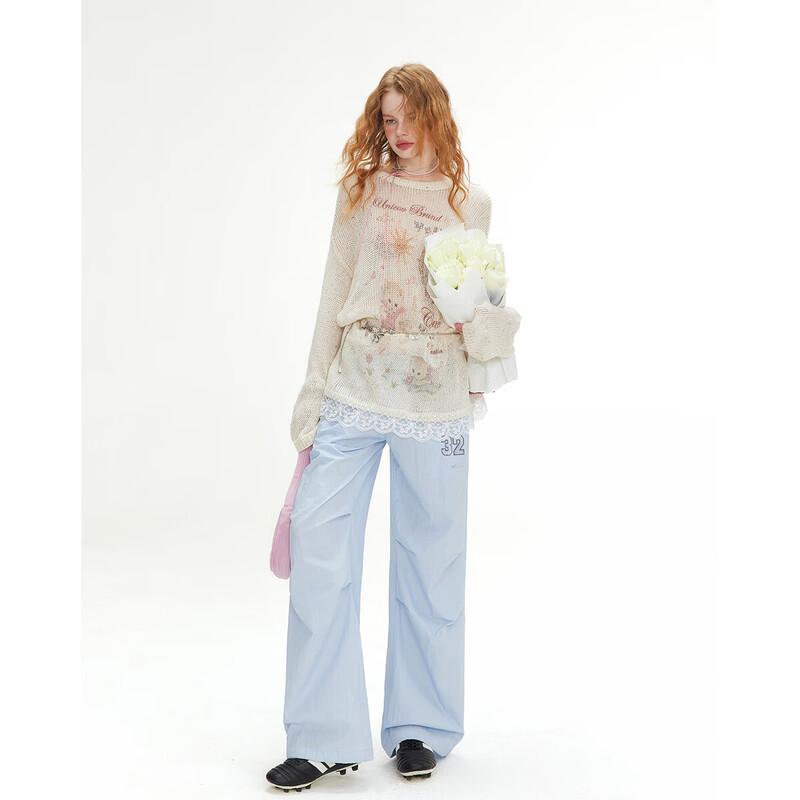 unifree Lace Patchwork Quick-Dry Cargo Pants