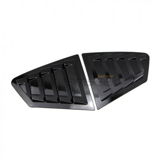 Side Window Louver Cover for Mazda 3 Axela Sedan   -25 Glossy Black