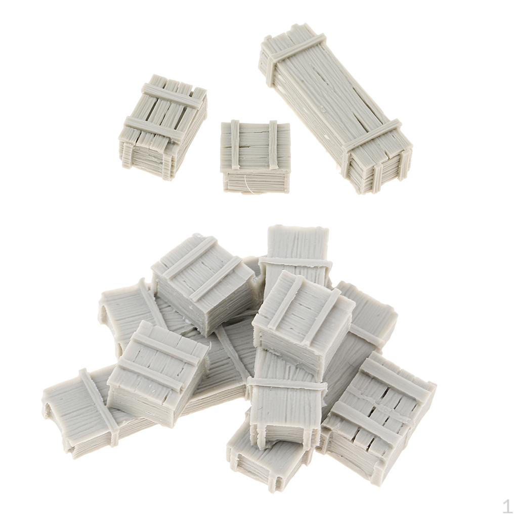 1/35 Soldier Scenario Scene Layout Kits Caisson Boxes Case Miniature Model