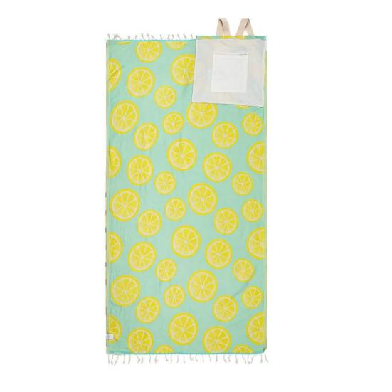 2-in-1 Beach Towel Convertible Backpack Backpack with Towel And Inner Zipper Pocket