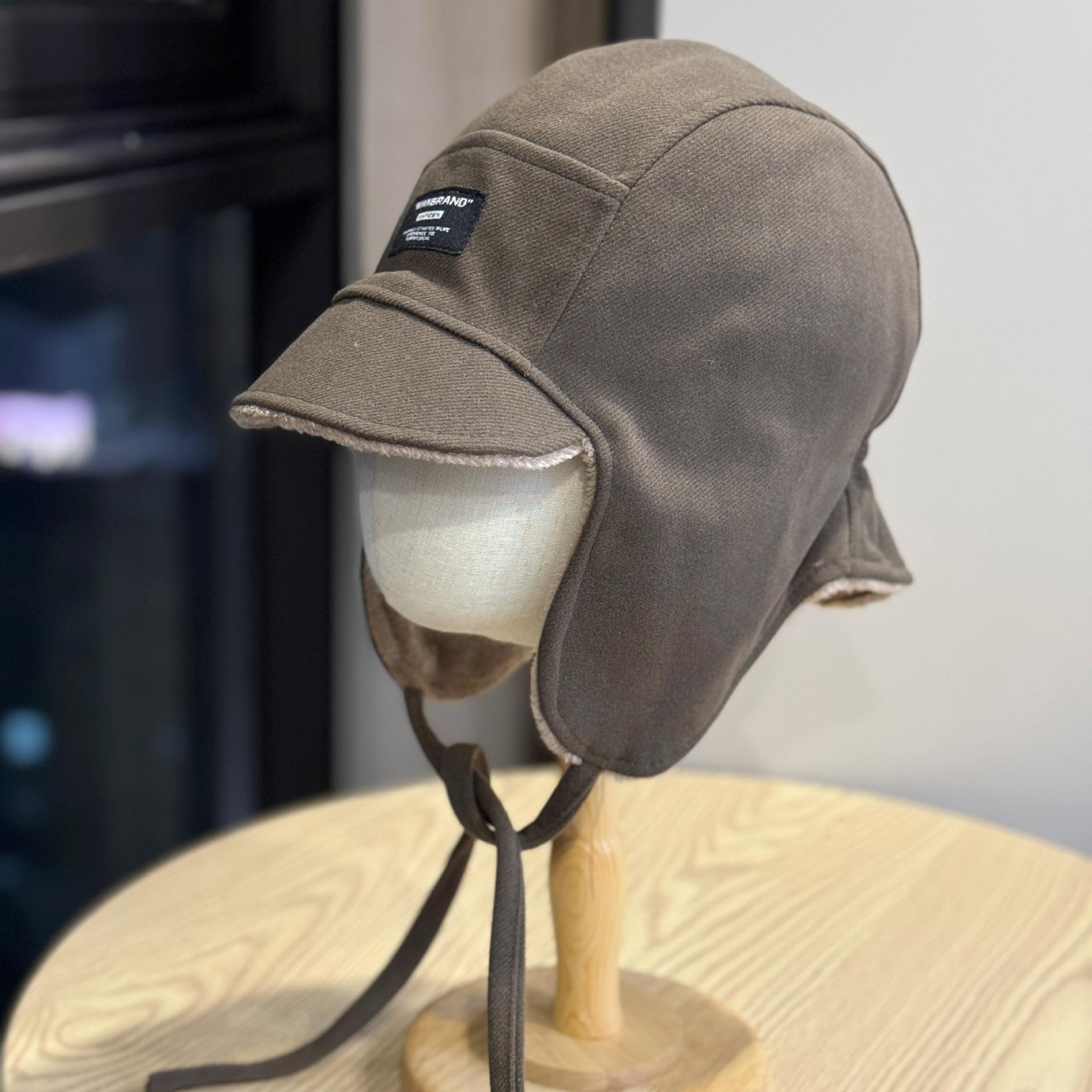 

Плюшевая Новая Модная Защита Ушей Теплая Шапка Лей Фэн Зимняя Утолщенная Ветрозащитная Велосипедная Шапка Пилота Холодостойкая Северо-восточная Шапка one size