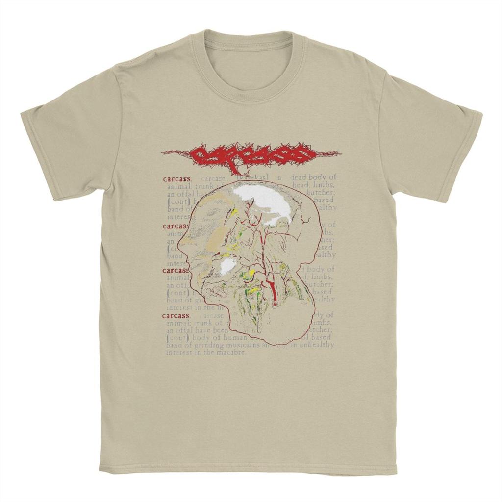 Carcass T Shirts for Men 100% Cotton Awesome T-Shirt O Neck Tee Shirt Short Sleeve Clothing Gift Idea