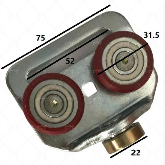 Curtain Slide Rail Wheel Pulley for Car Modification