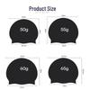 Universal Plus Size Silicone Swimming Cap for Men, Women, and Children - Comfortable, Non-Tight Fit