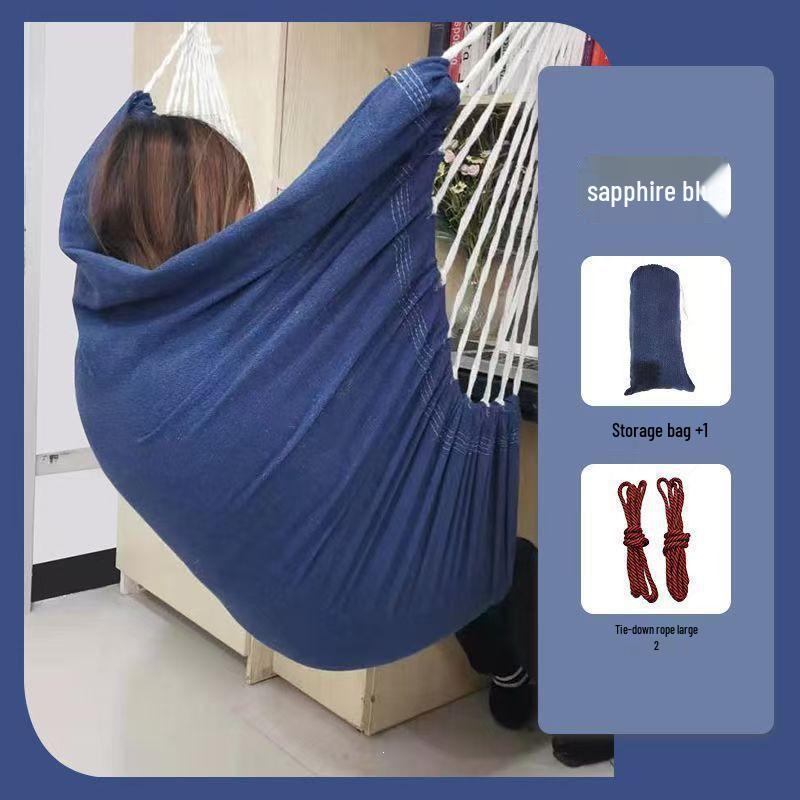 Indoor Hanging Chair Swing for Students – Children's Bedroom Door Frame Hammock, Dormitory Swing, or Courtyard Cradle Seat
