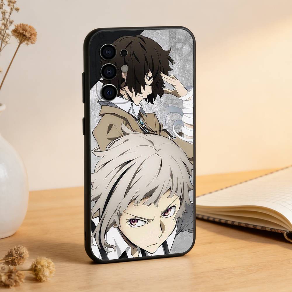 

Bungo Stray Dogs Phone Case For Samsung S25,S24,S21,S22,S23,S30,Ultra,S20,Plus,Fe,Soft Silicone Black Cover Samsung S24Plus