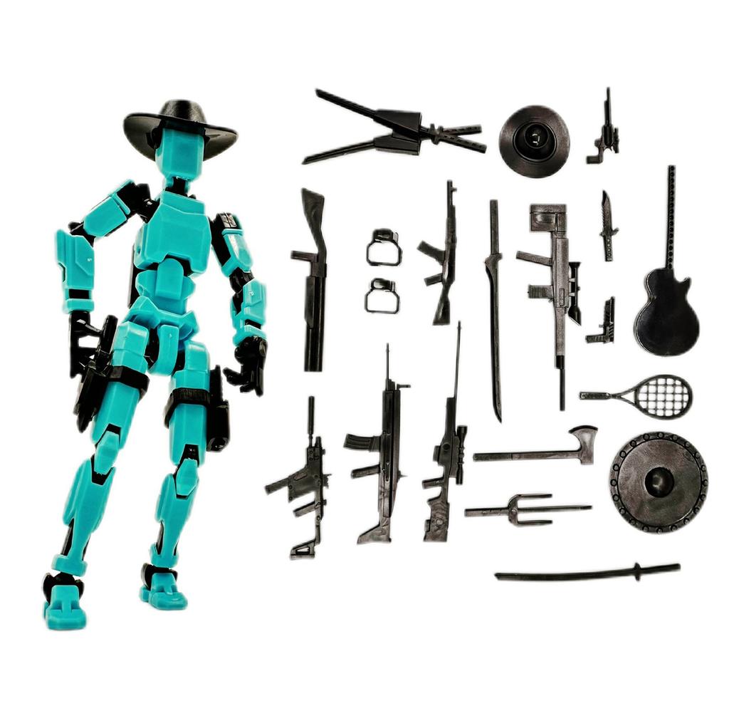 Creative Decompression Action Doll Set Assembly Model Ornament