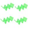 4Pcs Plastic Taco Holders Wave Shape Mexican Pancake Stand Creative Food Pallet  Tortilla