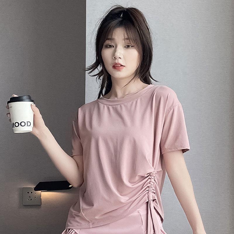 Dámská letní 2025 tenisová a jógová sukně z ledového hedvábí s ochranou proti slunci - Středně dlouhá pro sporty jako badminton a fitness