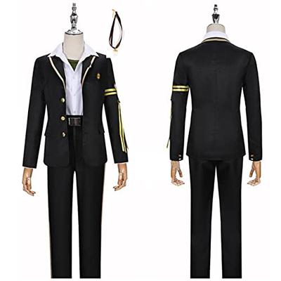 [Angel Moon] Twisted Wonderland Jack Howl Cosplay Costume Savanaclaw Dorm Uniform (Women's M)