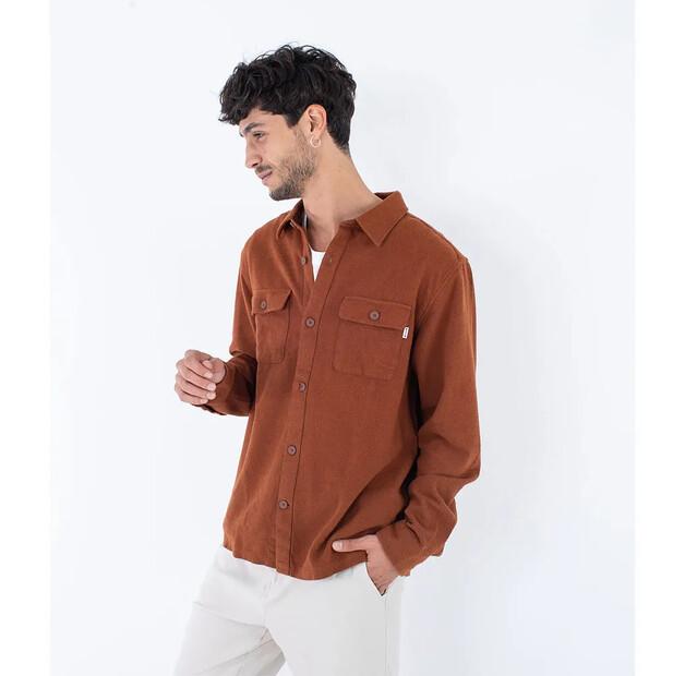

Hurley Santa Cruz Twill рубашка с длинным рукавом XL