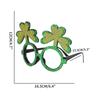 Plastic Stylish Green Glasses With Shamrock And Hat For St Patricks Festivities Day