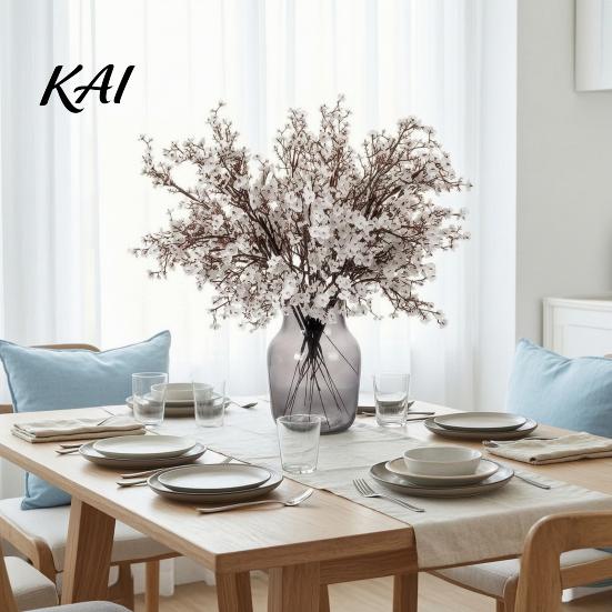 Lifelike Silk Branches for Seasonal Display Realistic Artificial Flowers Autumn Home Decoration, Floral Faux Botanical Decor Halloween Table