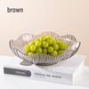 Light Luxury Plastic Fruit and Vegetable Plate