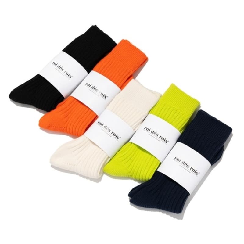 ROIDESROIS Daily Color Socks (5 Colors)