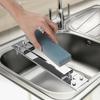 Adjustable Sharpening Stone Holder With Diamond Whetstone Stainless Steel Grindstone Holder Sink Bridge 400/1000 Grit Sharpening