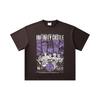 260 GSM Double Yarn 32 Count 100% Cotton Demon Slayer V90 Infinity Castle Print Unisex Heavy Cotton T Shirt