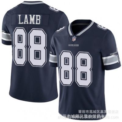 Dallas Cowboys NFL Koszulka Piłkarska Męska Bawełniana Mundur Drużyny Dzień Meczu Ubrania dla Kibica Jesień