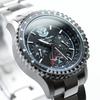 Blue Impulse Sky Pilot Chronograph Made in Offizielles Emblem Schwarz Herrenuhr, Japan, Produkt,