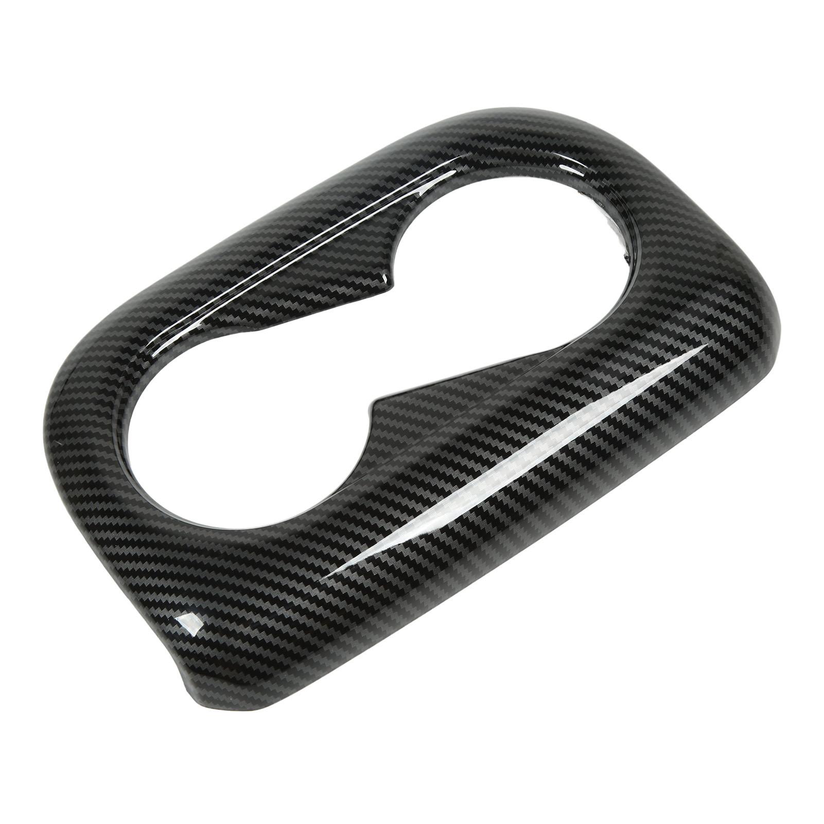 

Center Console Cup Holder Carbon Fiber Style Cup Holder Decorative Cover Replacement for Hynudai Ioniq 5 2022+