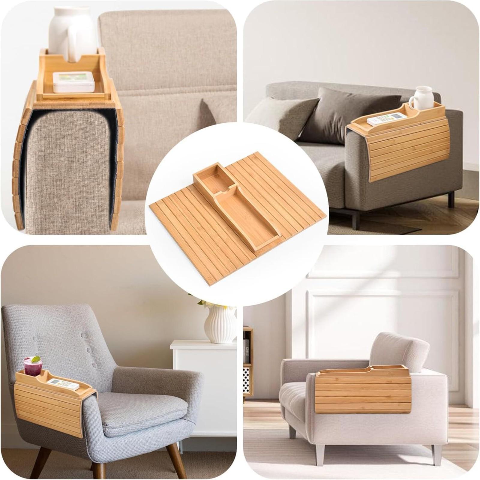 Складной поднос с подстаканником, складной поднос для дивана, подставка для дивана, подставка для подлокотника для дивана, One Size