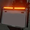 2pcs Universal 12LED Light Strip Motorcycle Motorbike Turn Signal Indicators Light Lamp Amber