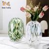 Elegant Big Belly Glass Vase for Fresh Flowers and Hydroponics