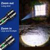 Powerful Flashlight 230000LM Torch Light XHP100 LED Wick High Energy Brightness Lamp Camping Lantern Hiking Light