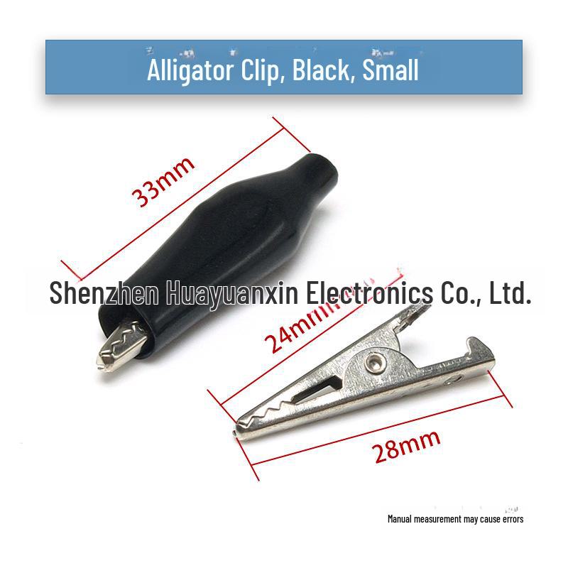 Cleme electrice tip crocodil: Cleme de testare cu teacă pentru baterii, cabluri și alimentare - mici, medii, mari