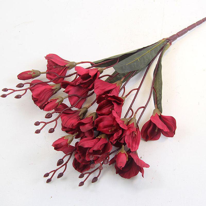 Beautifully Crafted Faux Magnolia Silk Floral Bouquet For Home And Party Decor