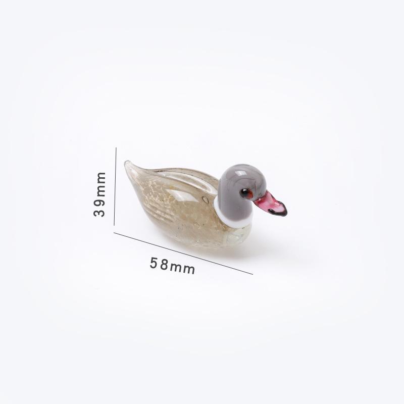 Creative Handmade Miniature Glass Peacocks Hedgehog Birds Animal Ornaments Home Study Bedroom Tabletop Decoration Gift 2026 New