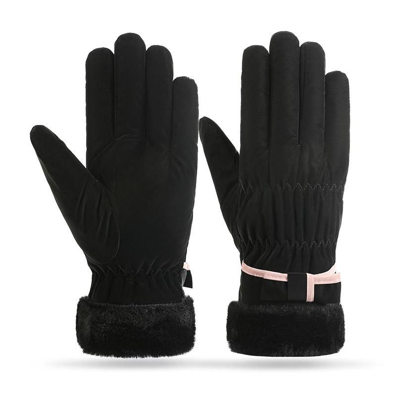 Womens Winter Warm Gloves With Touchscreen Compatibility Grip Outdoor Skiing Cycling Driving