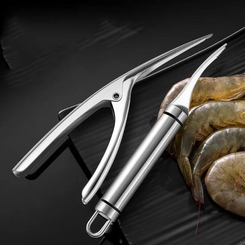 Stainless Steel Shrimp Removal Knife The Shrimp Back And Pick The Shrimp Line Shrimp Shell Peeling Artifact Multi Functional Fish And Shrimp Knife