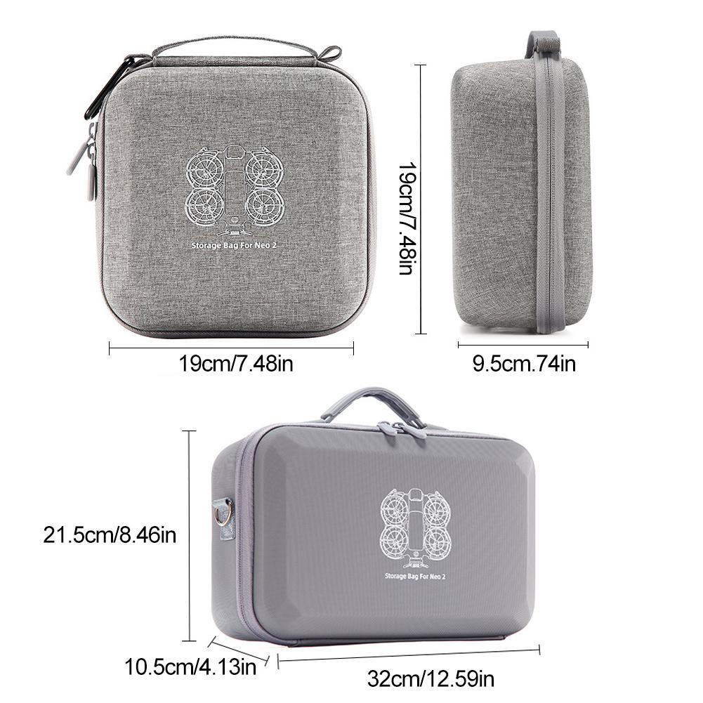 For DJI Neo 2 Combo Storage Case Portable Hard Shell Box Handbag Safety Explosion-proof Bag Drone Storage Bag
