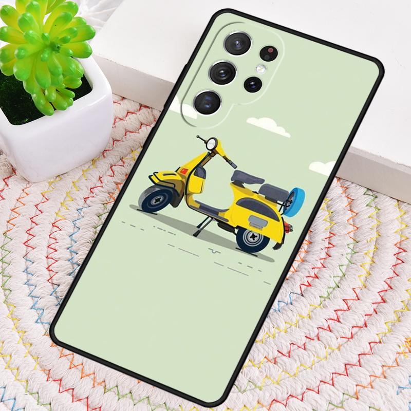 Vintage Roller TPU Handyhülle Für Samsung Galaxy note 10 pro S26 S25 S24 S23 S22 Ultra Plus S21 FE S20 Stoßfeste Hülle