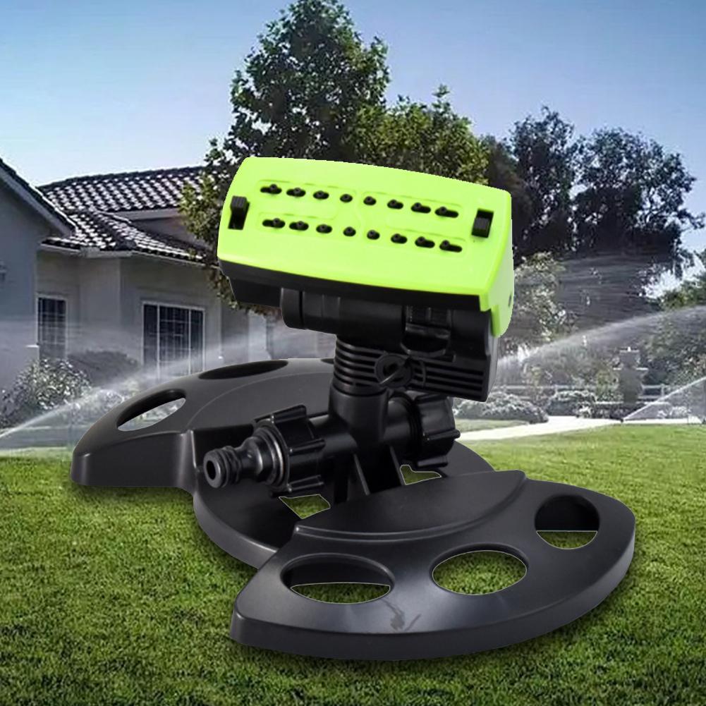 16 Holes Garden Water Sprinklers 180° Rotating Automatic Watering Irrigation System Yard Water Sprayer Lawn Automatic Sprinkler