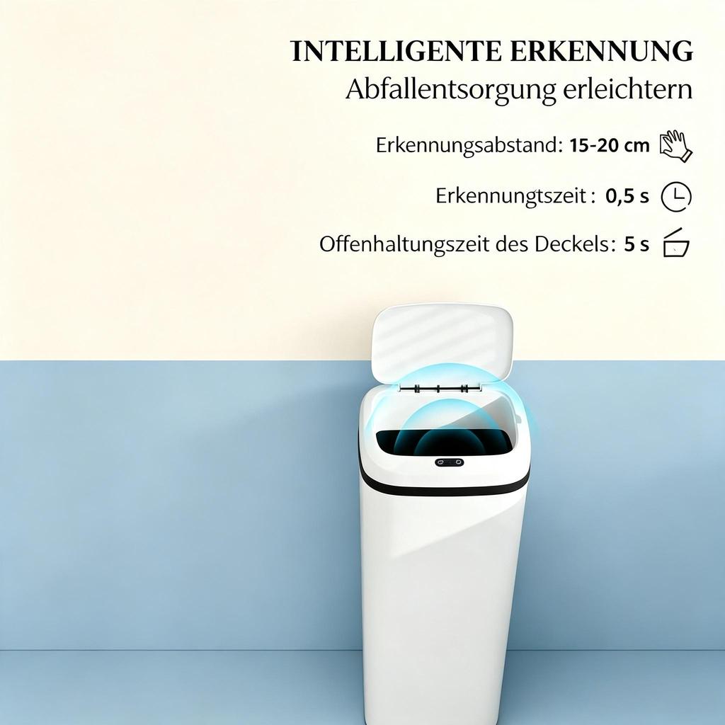 Automatic Kitchen Bin, Sensor Bin, Kitchen Bin, Vertical Trash Can, Tall Trash Can (only with kitchen bin)