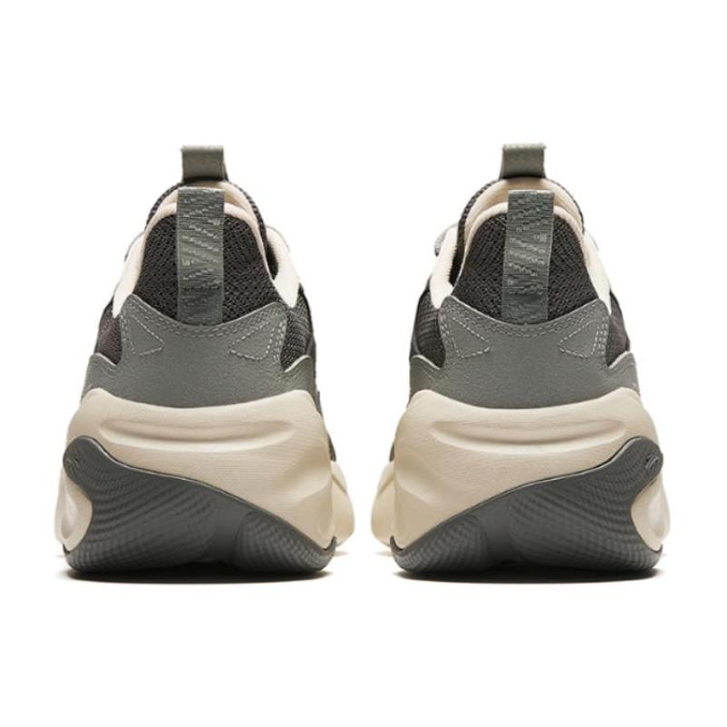 Anta Cushioning Wear-Resistant Low-Top Casual Shoes Men's Gray Sneakers 112418813-3