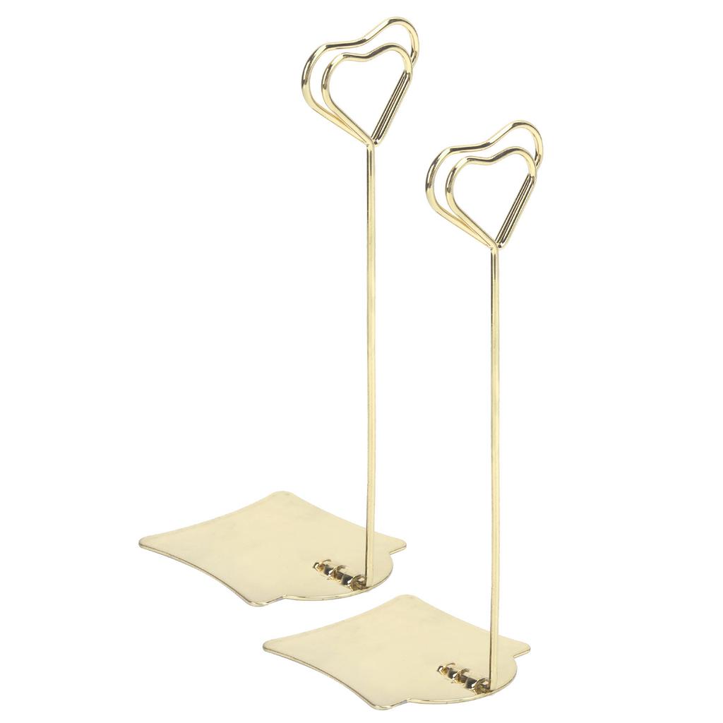 2Pcs Table Number Holder Multipurpose   Name Card Clips for Wedding Party