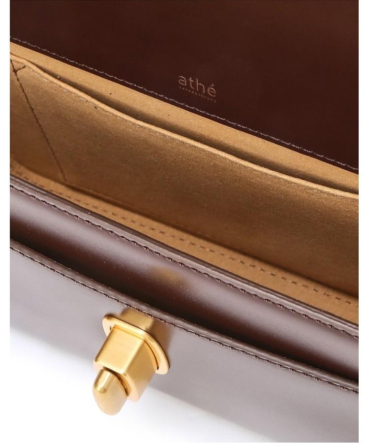 Athe Vanessabruno [Meringue] Burgundy Botalato Leather Plain Shoulder Bag S Aaba6E377D3