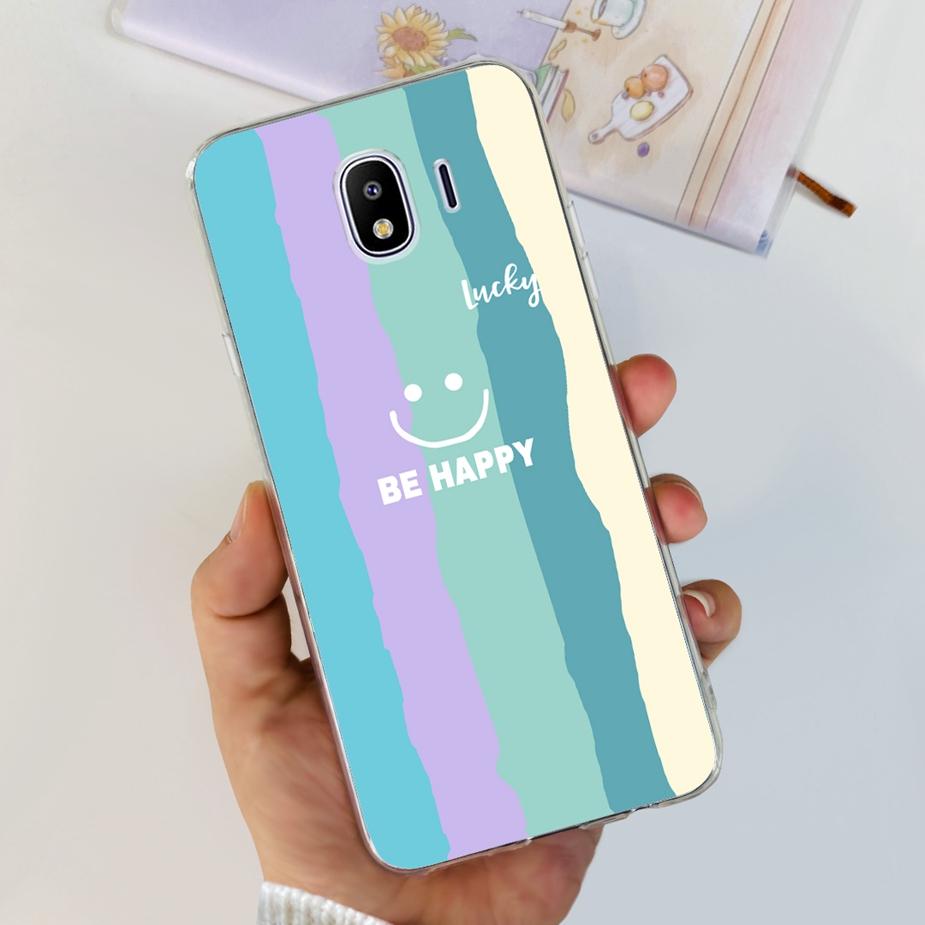 For Samsung Galaxy J4 2018 Case SM-J400F Luxury Clear Silicone Soft TPU Phone Case For Samsung J4 Plus J4+ J415F Back Cover Capa