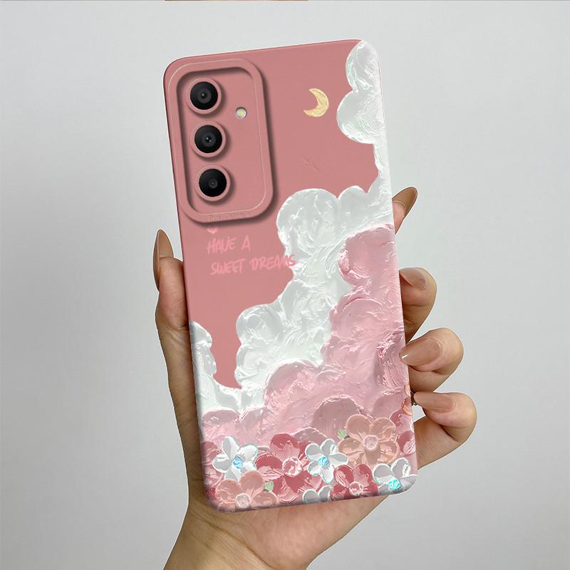 Sweet Soft Phone Case for Samsung Galaxy A15 A155 A156 4G 5G Fashion Cool Painted Cases Protection Back Cover Accessories Casing