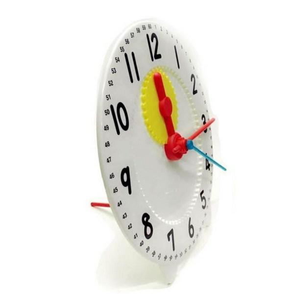 EdX Lernspielzeug, Zahnradmodell, Uhr, 12 Stunden, Durchmesser 28 cm, koreanisches Kinderspielzeug