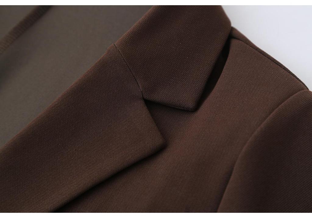 2026 Spring/Autumn Plus Size Women's V-Neck Cardigan Slimming Suit Top