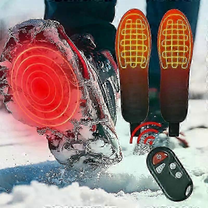 2026 Hot!! Heated Insoles Battery Rechargeable Heating Insoles Long-lasting Heated Insoles Electric Heated Insoles with Remote ControlSizes 41 to 45