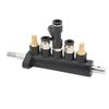 Tire Changer Machine Air Control Foot Pedal Valve 5 Way Aluminium Alloy 36mm Hole Distance Replacement Supplies